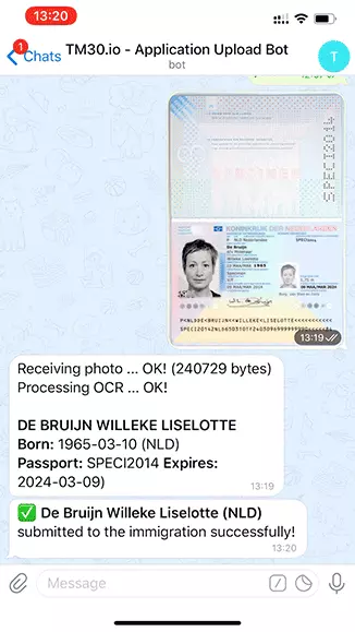 Submitting TM30 by simply providing a scan of the guest's passport